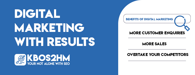 Digital Marketing with Results Banner